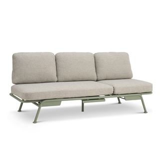 Visby sofa / solseng / daybed | Grøn
